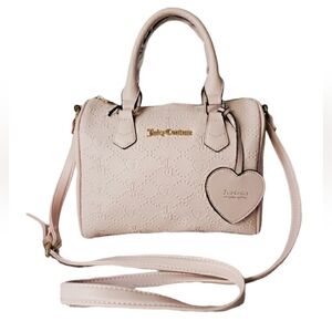 Juicy Couture pink clay satchel